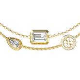 Brazalete Guess Dama 4G Light Dorado